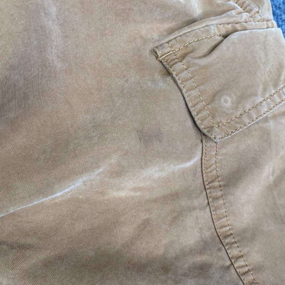Moussy Women Tan Lyocell Blend Wide Leg Cargo Pants Size 1 028HAZ30-0521 - Picture 12 of 15
